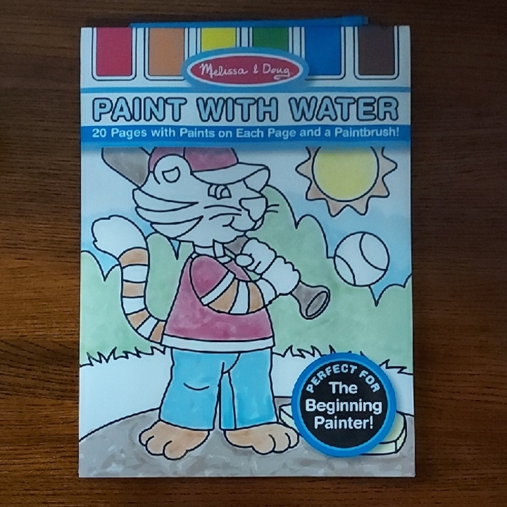 Melissa & Doug Paint with Water Book NWT
